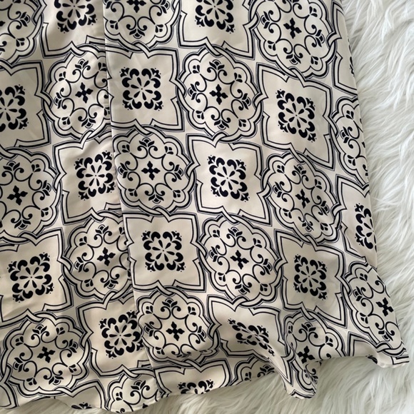 NWOT womens petite Ann Taylor tiled tie waist maxi skirt - Picture 11 of 12